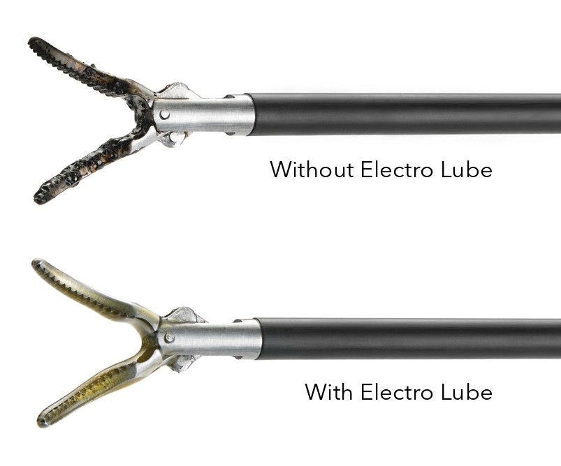 Easy-to-Use electrocautery coating
アクティブ電極の炭化(Carbonized)組織付着を防ぎ(Protect)、クリーニングの手間を軽減します。
カタログPDF
紹介動画